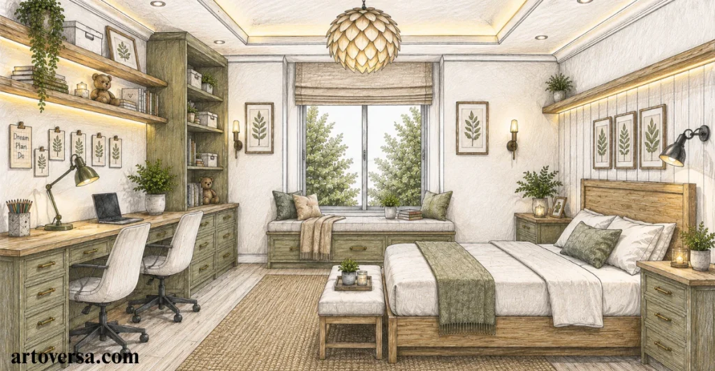 Add Lighting, Wall Art, and Decorative Details
