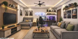 How to Draw a Cozy Modern Guest Room Step by Step 