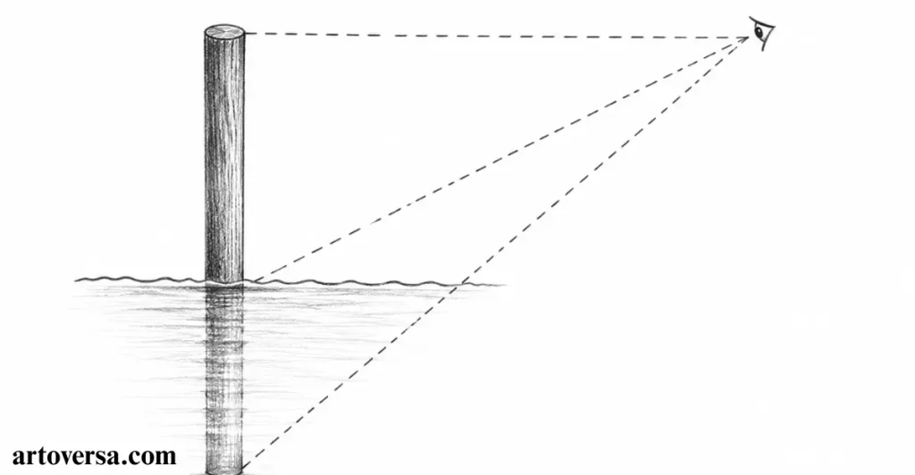 Reflection of a Straight Object Should Be as Long as the Object