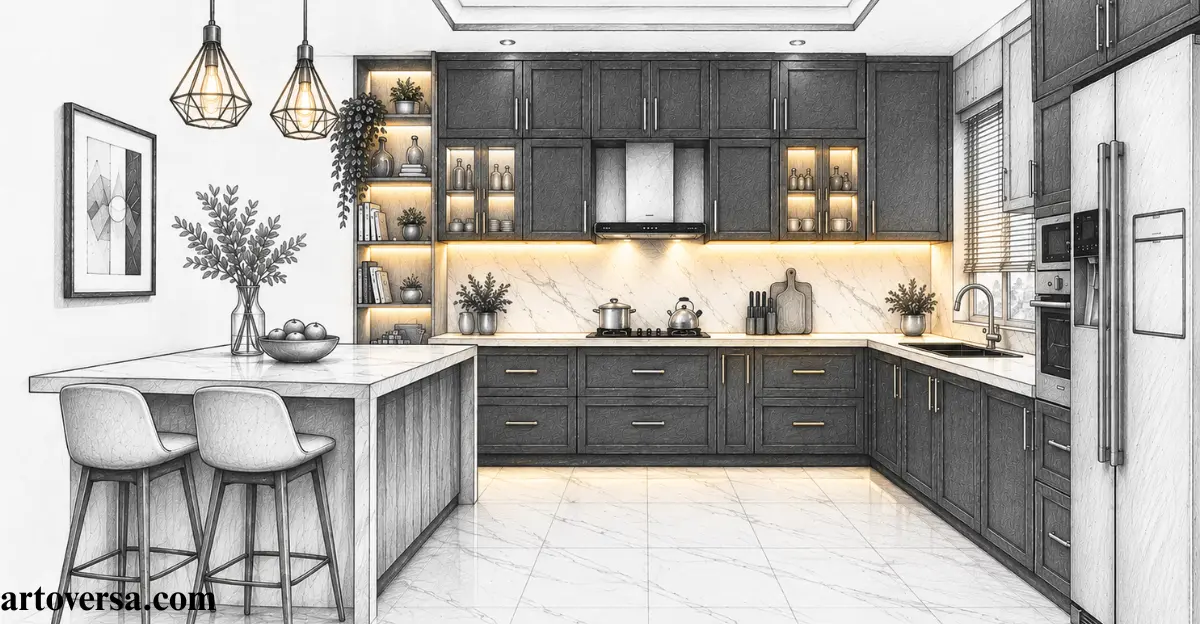 Add Warm Under-Cabinet Lighting