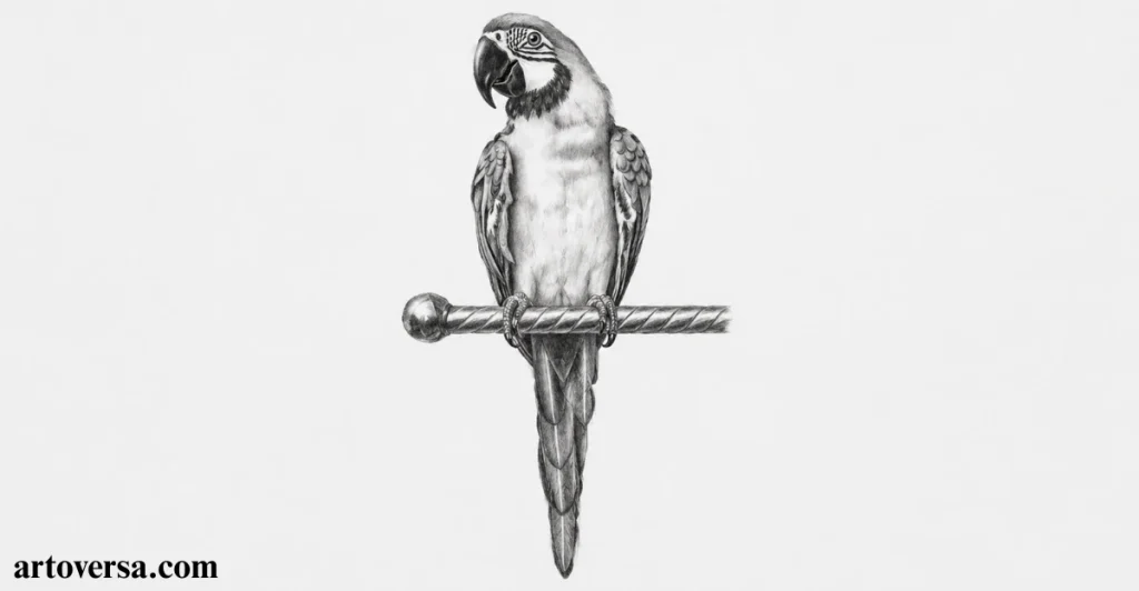  Shade the Parrot Tail Wings
