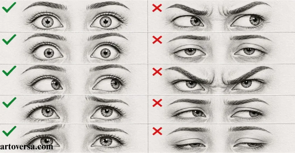 Common Mistakes to Avoid When Drawing Eye Expressions
