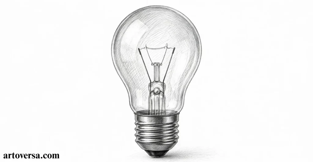 Finish and Improve Your Light Bulb Drawing