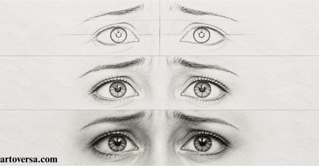 How to Draw Fearful Eyes