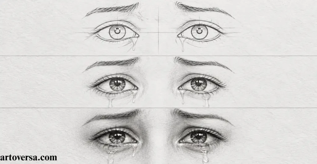 How to Draw Sad Eyes