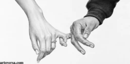 Realistic Pencil Drawing of Holding Hands (Pinky Finger Edition)