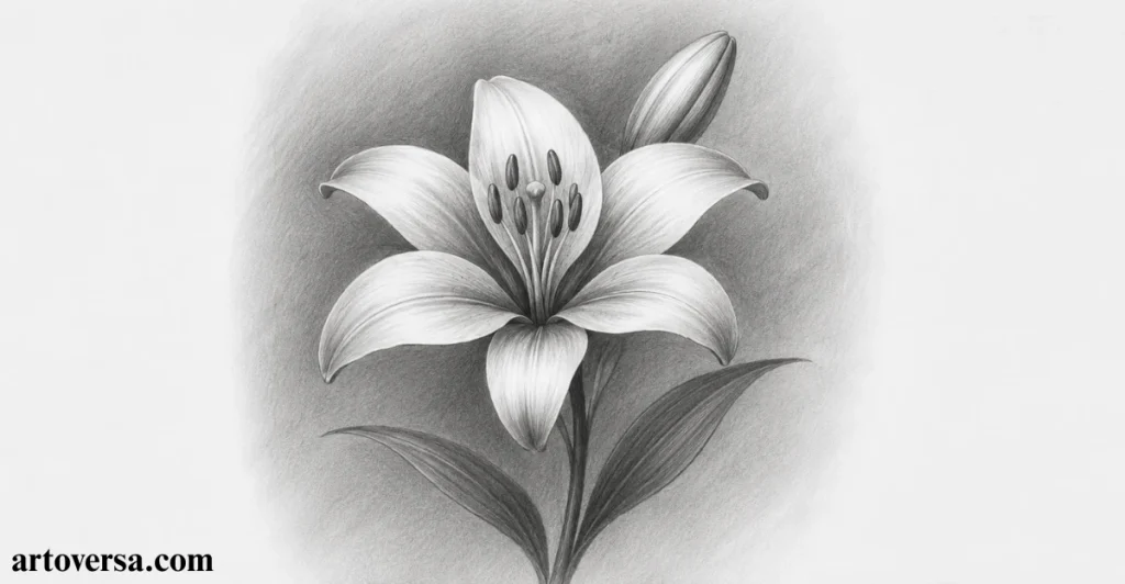 Build a Realistic Lily Sketch