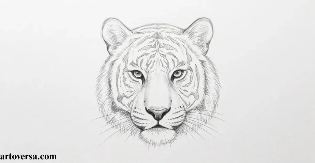 Detailed Line Drawing